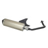 exhaust Jamarcol oval euro-2 (mod akrapovic) alu/black sco piaggio 4t-2v, zip 4t