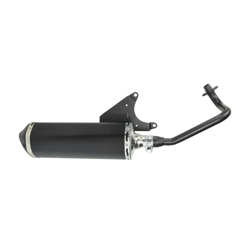exhaust Jamarcol oval euro-2 E2 (mod akrapovic) black/black lx 4t-2v, zip 4t 2v