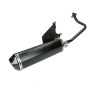 uitlaat jamarcol ovaal euro-2 (model Akrapovic) euro-2 zwart/zwart lx 4t-4v, primavera 4t-4v, sprint 4t-4v