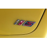 emblem Piaggio original leg shield lid word [S] (S) red gts 125cc, gts 300, sprint 50/125/150 2h001928