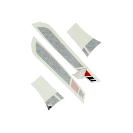 stickerset Piaggio origineel zijscherm zw/rd (2018-2019) sprint sport 2h001932000a1