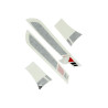 stickerset Piaggio origineel zijscherm zw/rd (2018-2019) sprint sport 2h001932000a1