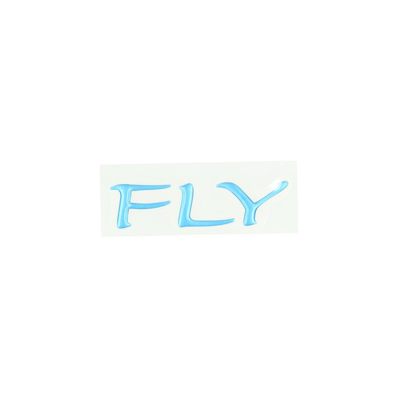 embleem Piaggio origineel zijscherm links/rechts 3d blauw fly 622275