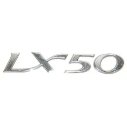 emblem Piaggio original word [lx50] side cover 8.5cm aluminum 656221