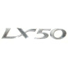 emblem Piaggio original word [lx50] side cover 8.5cm aluminum 656221