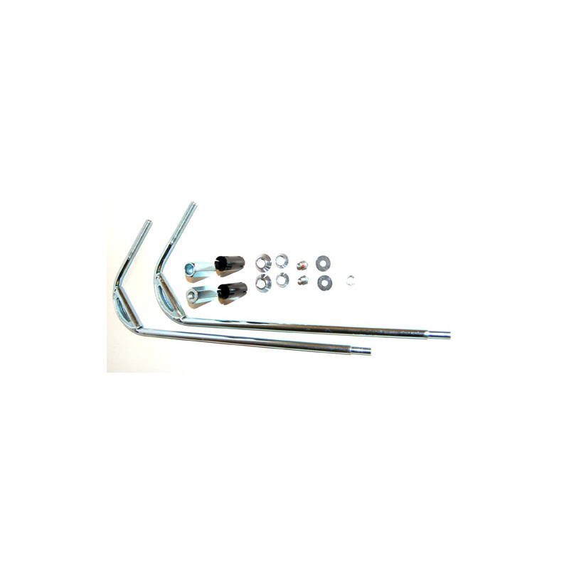 windshield Piaggio original fixation kit (part 1) chrome vespa lx, vespa S 602871m