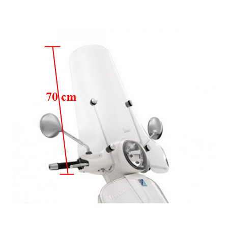 windshield Piaggio original high + mounting kit until 2022 70cm gt 200cc, gts, gts 125cc, gts all models, gts super 300cc 654451
