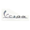 emblem Piaggio original word [vespa] big left 15cm aluminum gtv, px 200cc, vespa sxl 125, gts all models, vespa lx 656220