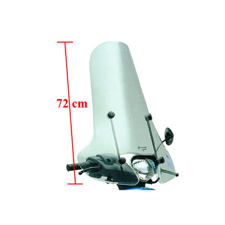 windshield Piaggio original with mounting set high clear 72cm clear zip2000 582338