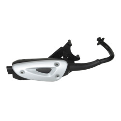 exhaust Tecno standard model straight (made in EU) black et2, lx 2t, lxv 2t, vespa S 2t op op
