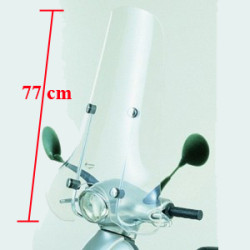 windshield Piaggio original high without fixation kit 77cm et2-et4, liberty 494594