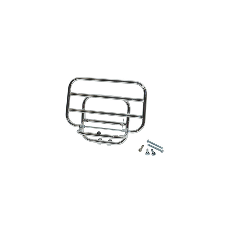 rear carrier foldable chrome lxv, vespa lx, vespa S