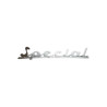 logo klik woord [special] 13.5cm 13.5cm aluminium vespa