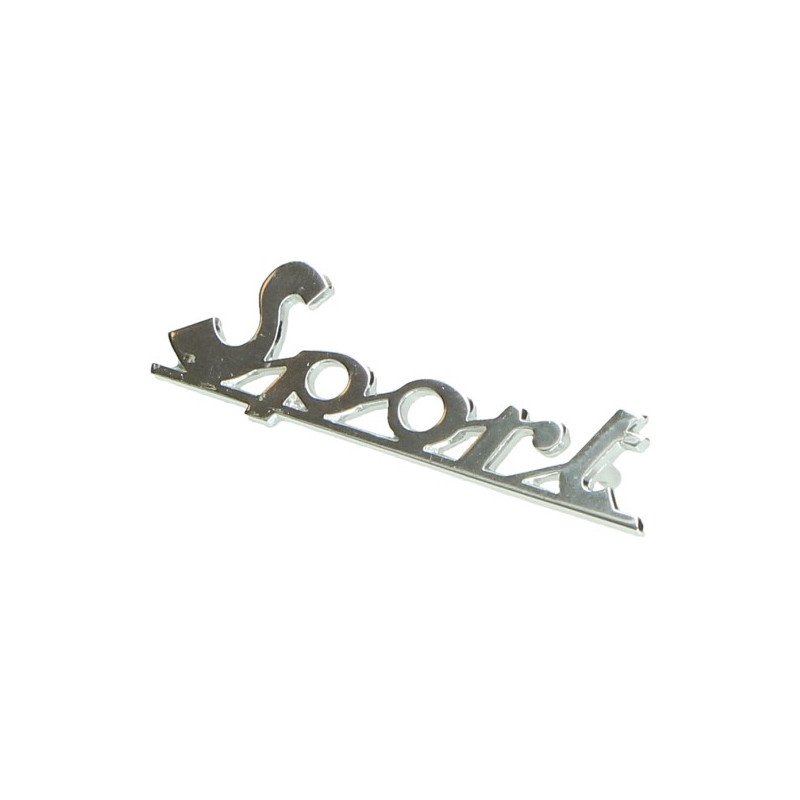 emblem word [sport] 7.5cm aluminum piaggio, vespa op op