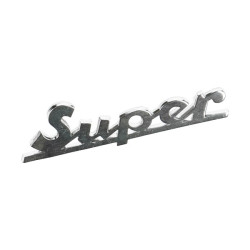 emblem word [super] 7.5cm aluminum gts, vespa op op