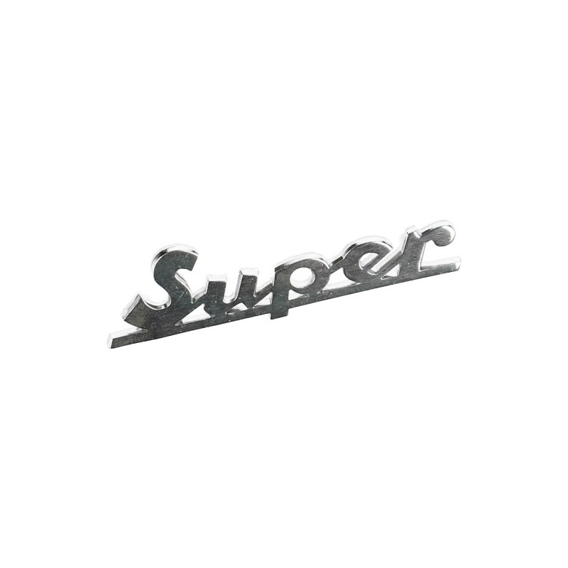 emblem word [super] 7.5cm aluminum gts, vespa op op
