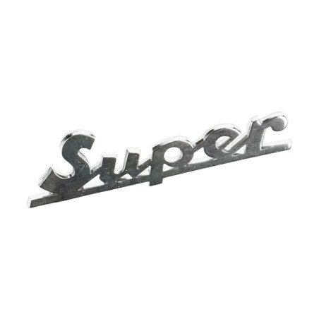 emblem word [super] 7.5cm aluminum gts, vespa op op