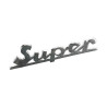 embleem woord [super] 7.5cm aluminium gts, vespa op op