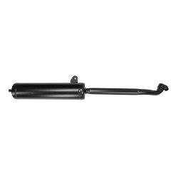uitlaat tecno origineel model 25km (made in EU) 23.5mm zwart ciao2001