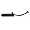 uitlaat tecno origineel model 45km (made in EU) 22mm zwart ciao mix