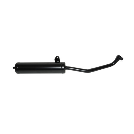 uitlaat tecno origineel model 25km (made in EU) 23.5mm zwart ciao mix