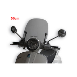 windshield Malossi with mounting set smoke 50cm gts, gts 125cc, gts 250cc, gts all models, gts super 300cc 4515118