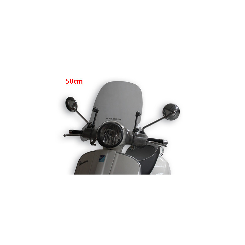 windscherm malossi met bevestigingsset smoke 50cm gts, gts 125cc, gts 250cc, gts alle mod., gts super 300cc 4515118