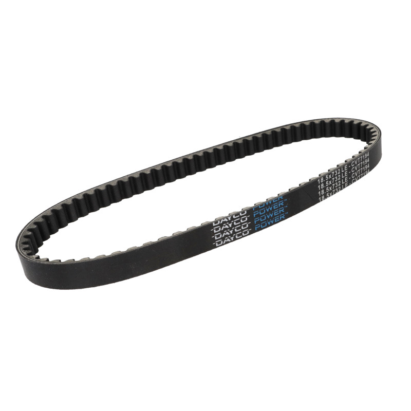 V-belt Dayco/pirelli 732x18.5 12inch et2-et4, lx 2t, lx 4t, lxv, vespa S, zip 4t, zip2000 7194