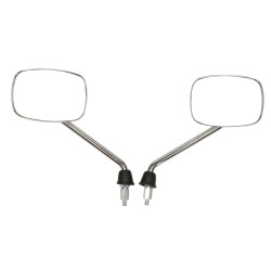 mirror set e-approval square chrome vespa S