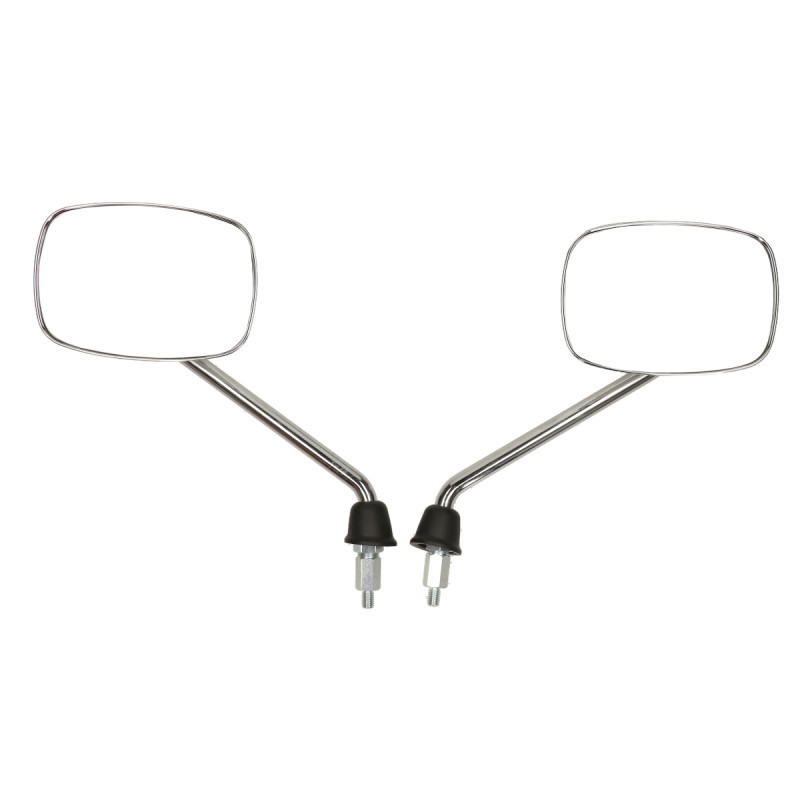 mirror set e-approval square chrome vespa S