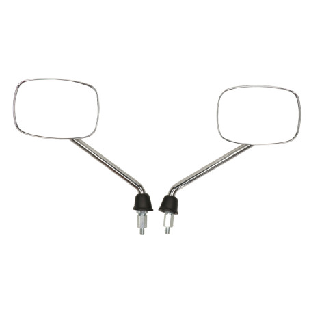 mirror set e-approval square chrome vespa S