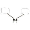 spiegelset e-keur vierkant chroom vespa S