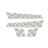 sticker set Piaggio original sport finish flag grey titanio 742/B riva, vespa S, vx50 67327700a1