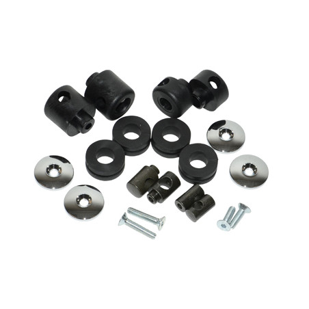 windshield Piaggio original socket set chrome vespa lx, vespa S 494597