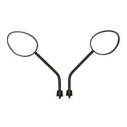 mirror set DMP original model euro-2 E-mark black zip from2009, zip2000, zip2006 4t