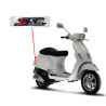 embleem Piaggio origineel woord [s50] rechtsachter smoke vespa S 673280