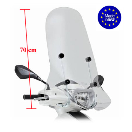 windshield Regia with mounting set high model (made in EU) mod. orig clear fly new 2012