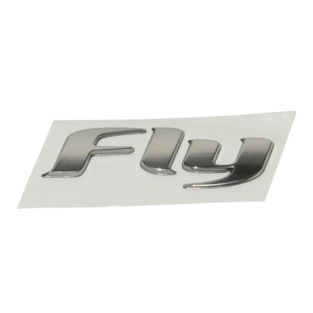 embleem Piaggio origineel woord [fly] chroom fly new 2012 675137