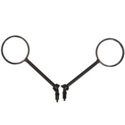 mirror set original model screw thread E-mark black matt gts all models, vespa lx
