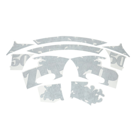 stickerset Piaggio origineel special camouflage zwart mat zip2000 675153