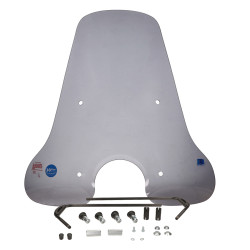 windshield Regia with mounting set high (made in EU) smoke vespa lx