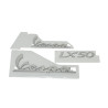 emblem set piaggio aluminum 3-parts vespa lx
