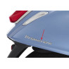 emblem Piaggio original word [primavera] rear cover 15cm chrome elettrica, primavera 50/125/150/180 1b000942