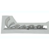 embleem Piaggio origineel woord [vespa] zijscherm chroom elettrica, gts alle mod., primavera, sprint 1b000944