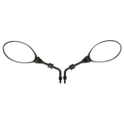 mirror set DMP original model euro-2/4/5 E-mark black zip 2t , zip 4t, zip2000