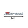 emblem Piaggio original word [sprint] front cover chrome sprint 50/125/150 1b001263