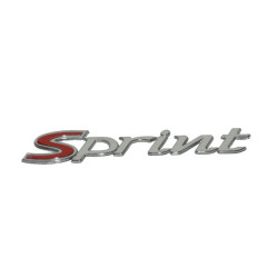 emblem Piaggio original word [sprint] side cover chrome sprint 50/125/150 1b000943