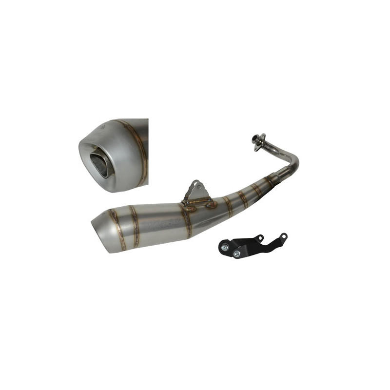 exhaust Jamarcol stainless steel blaster w/o painting sco piaggio 2t, zip 2t blast