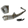 exhaust Jamarcol stainless steel blaster w/o painting sco piaggio 2t, zip 2t blast