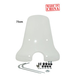 windshield DMP with mounting set high 73cm clear vespa lx